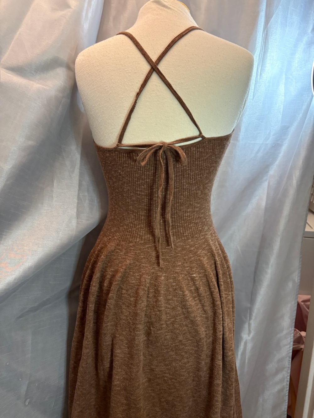 Free People Ocean Tula Sleeveless Midi Dress with Spaghetti Straps - Picture 9 of 14